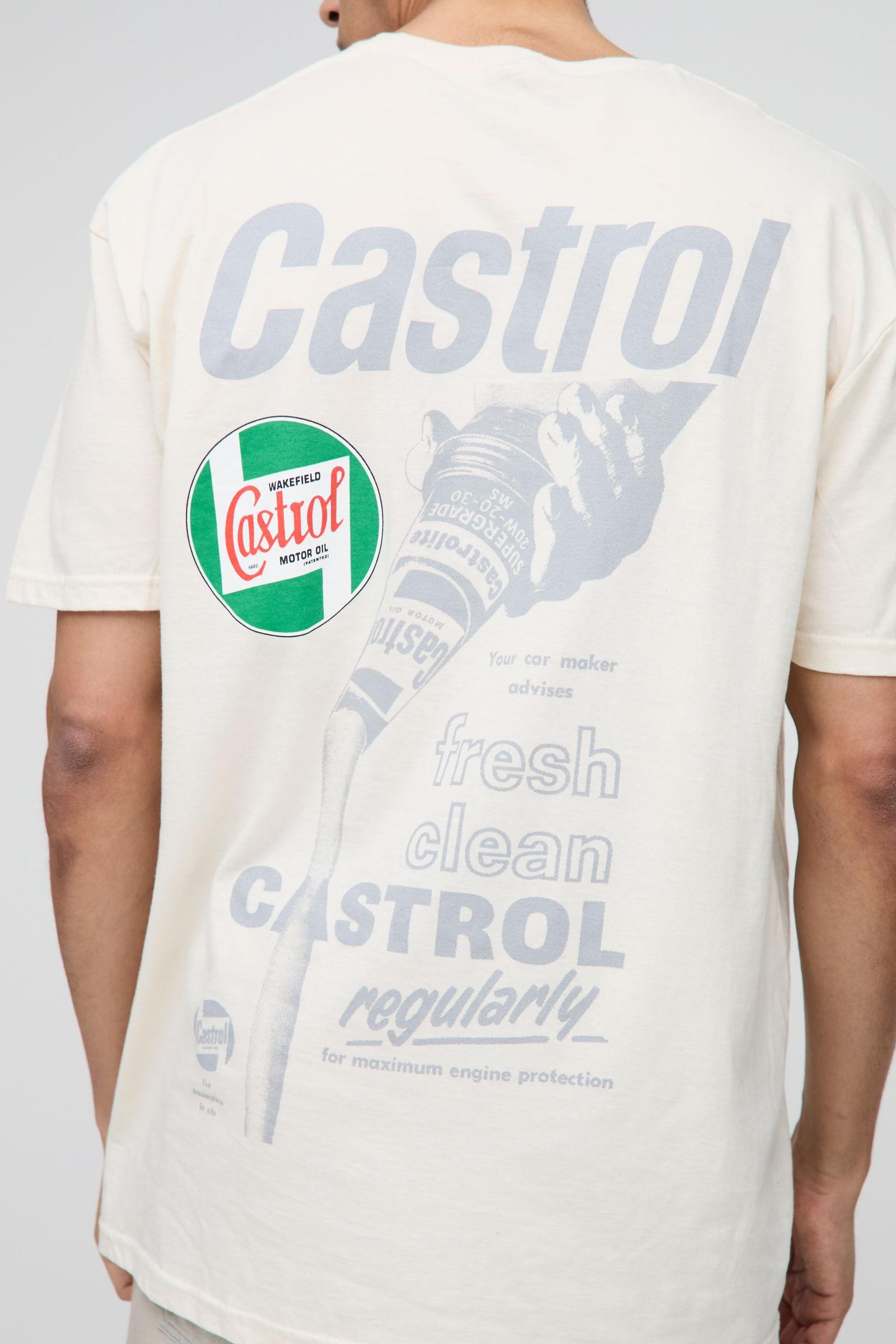 beżowy t-shirt print