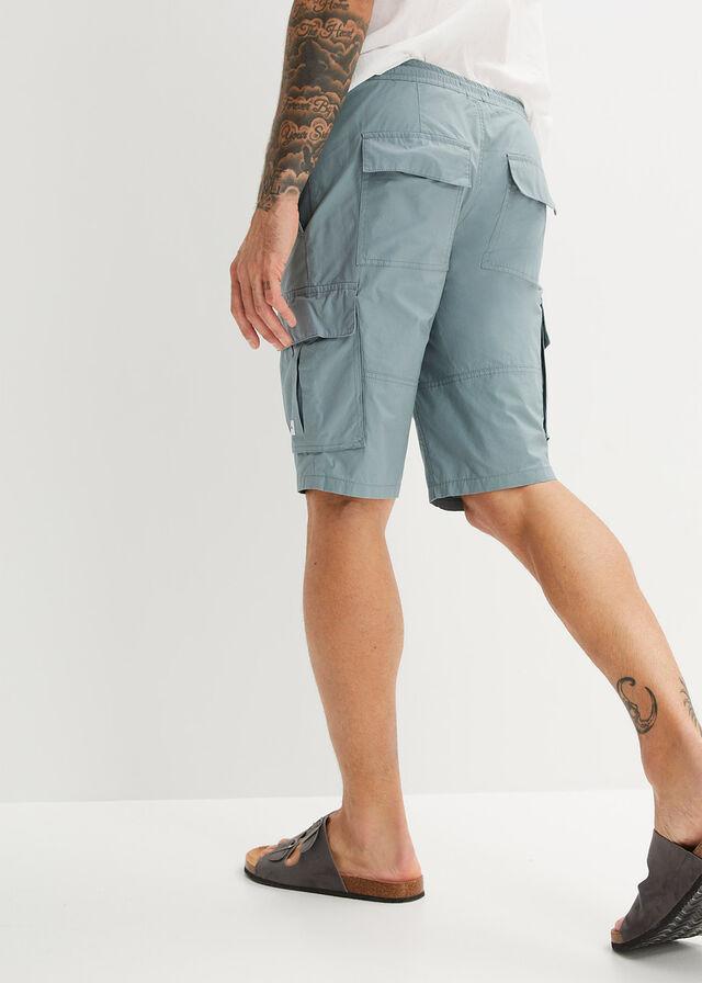 BOJÓWKI MĘSKIE PLUS SIZE Z BAWEŁNY PRZED KOLANO