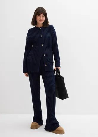 granatowy sweter kardigan 