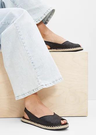 ESPADRYLE DAMSKIE NA PŁASKIEJ PODESZWIE