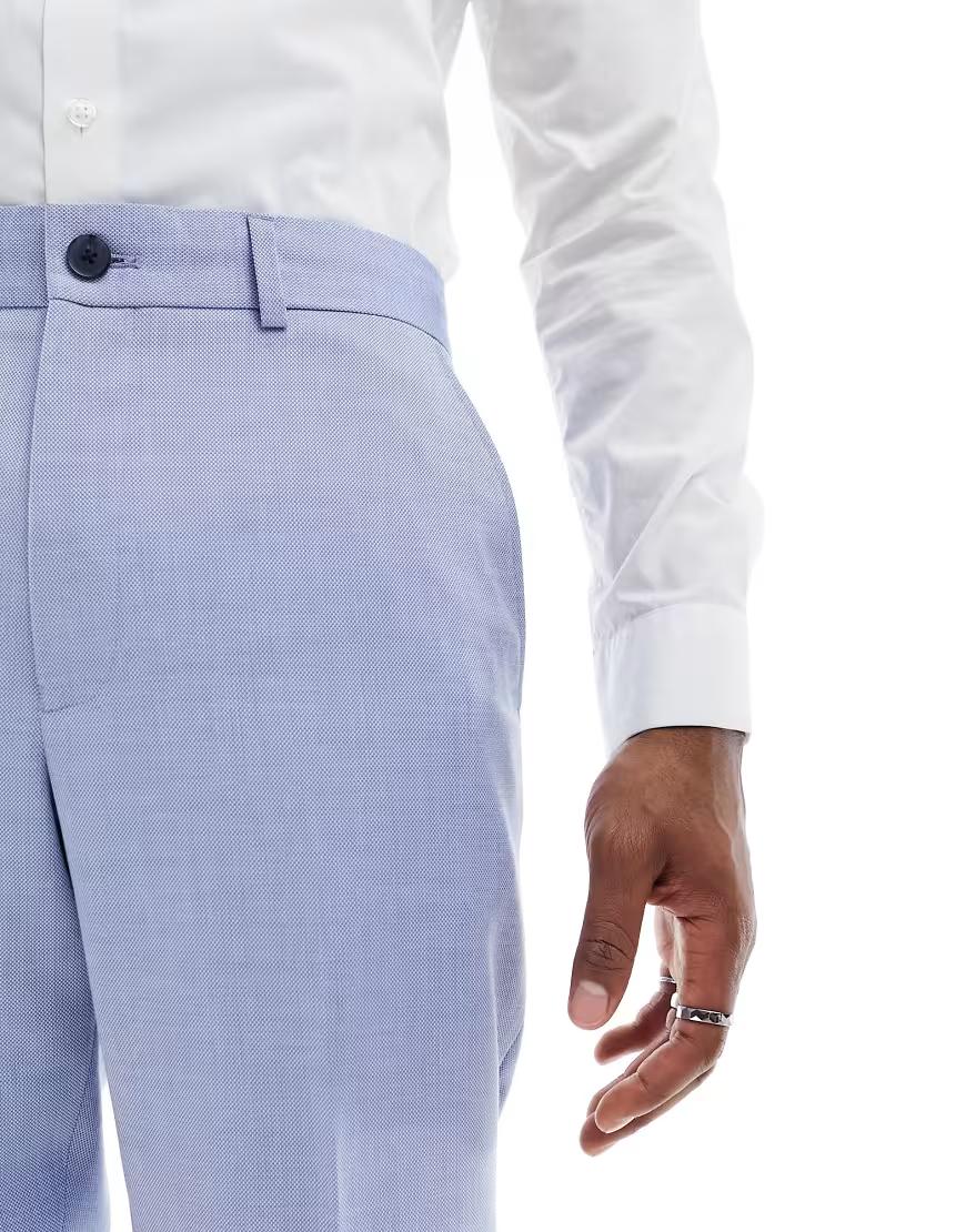 NIEBIESKIE ELEGANCKIE SPODNIE
