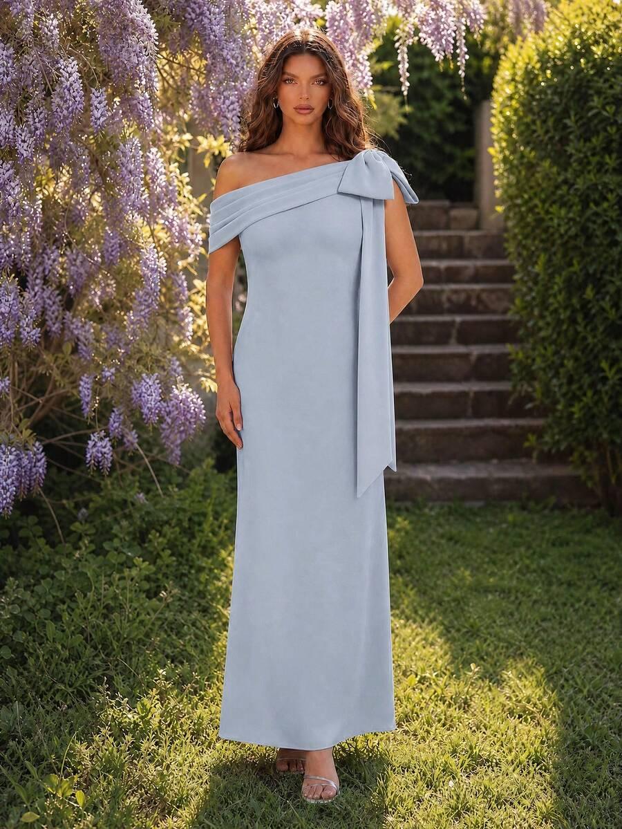 NIEBIESKA MAXI SUKIENKA