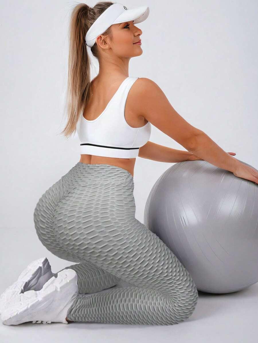 SZARE LEGGINSY WYSOKI STAN