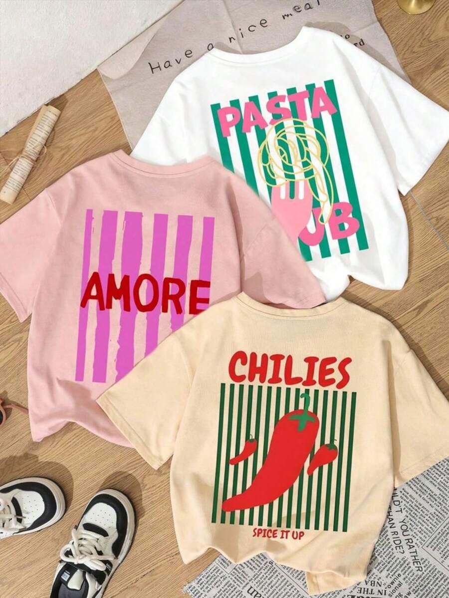 t-shirt print 3-pack