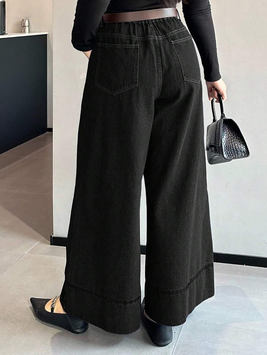 szare spodnie jeans 