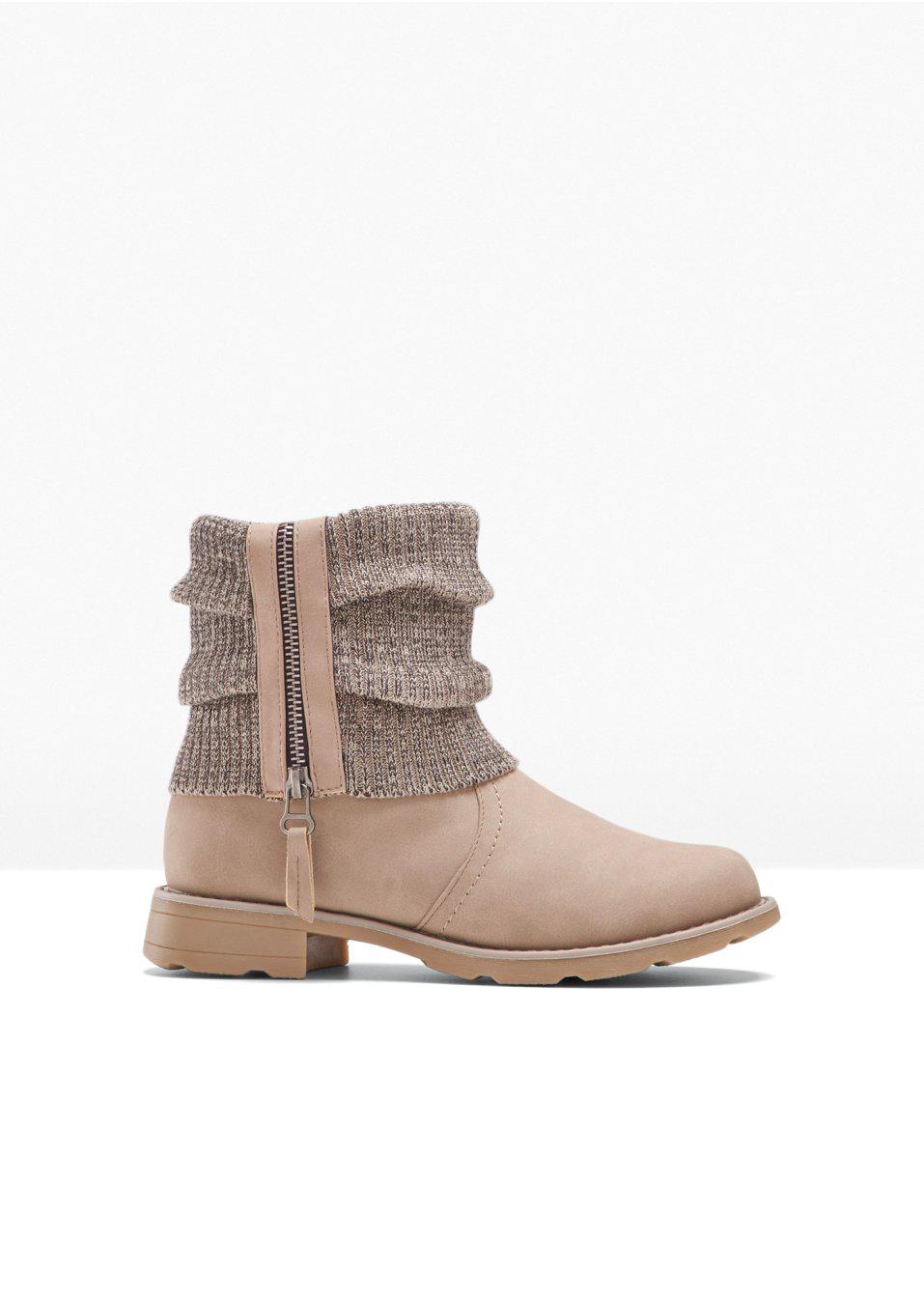 BUTY Z WKŁADKĄ DZIANINOWĄ