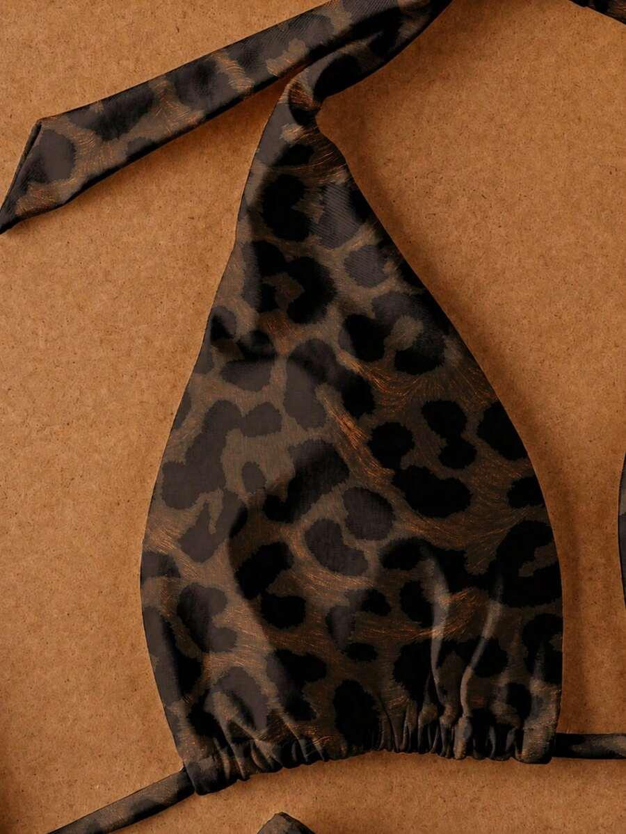 DWUCZĘŚCIOWY STRÓJ KĄPIELOWY ANIMAL PRINT