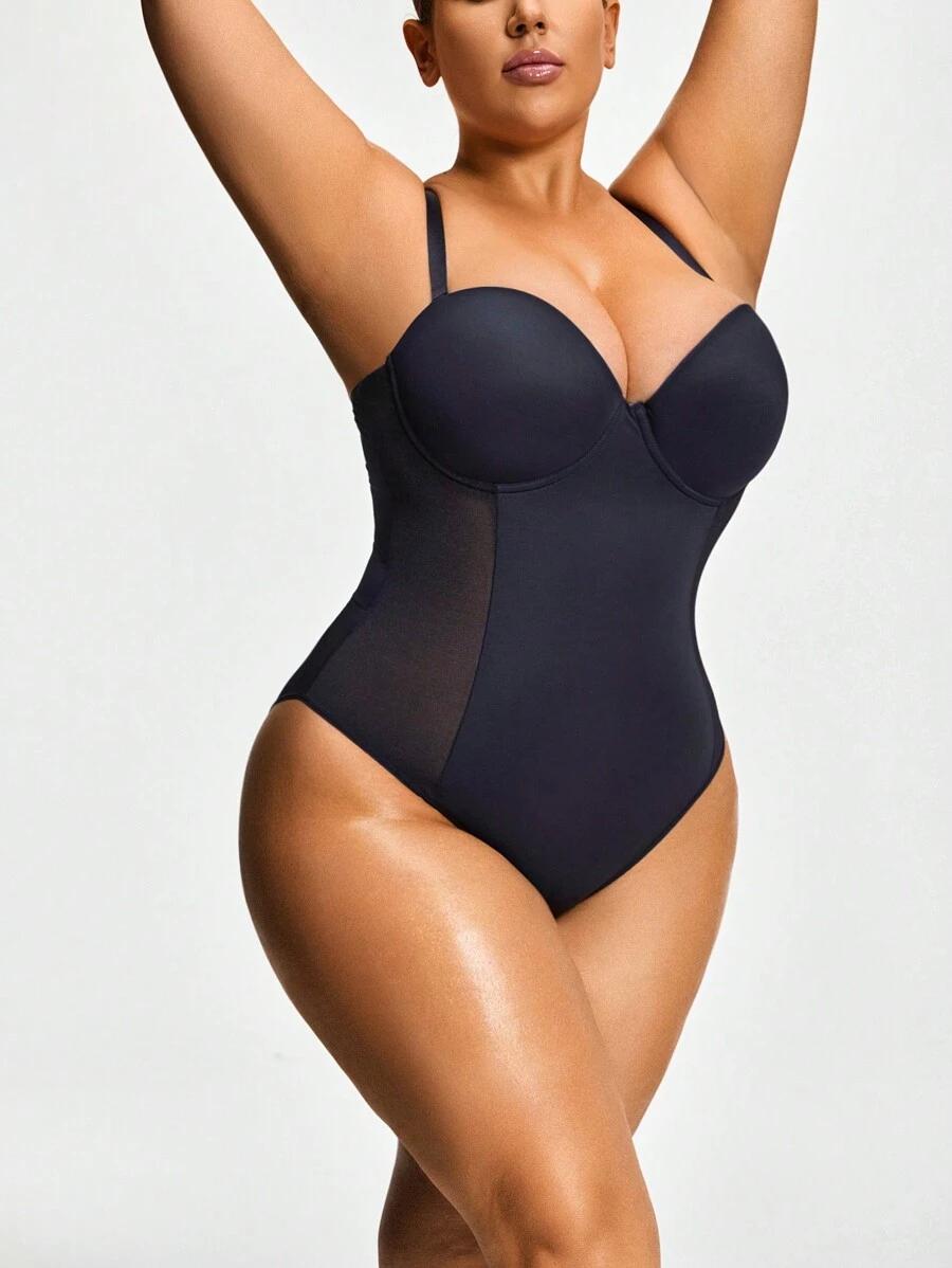 czarne body siateczka 