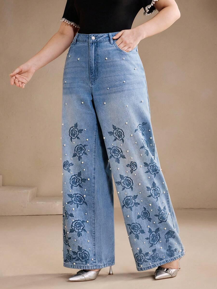 JEANSY W KWIATY