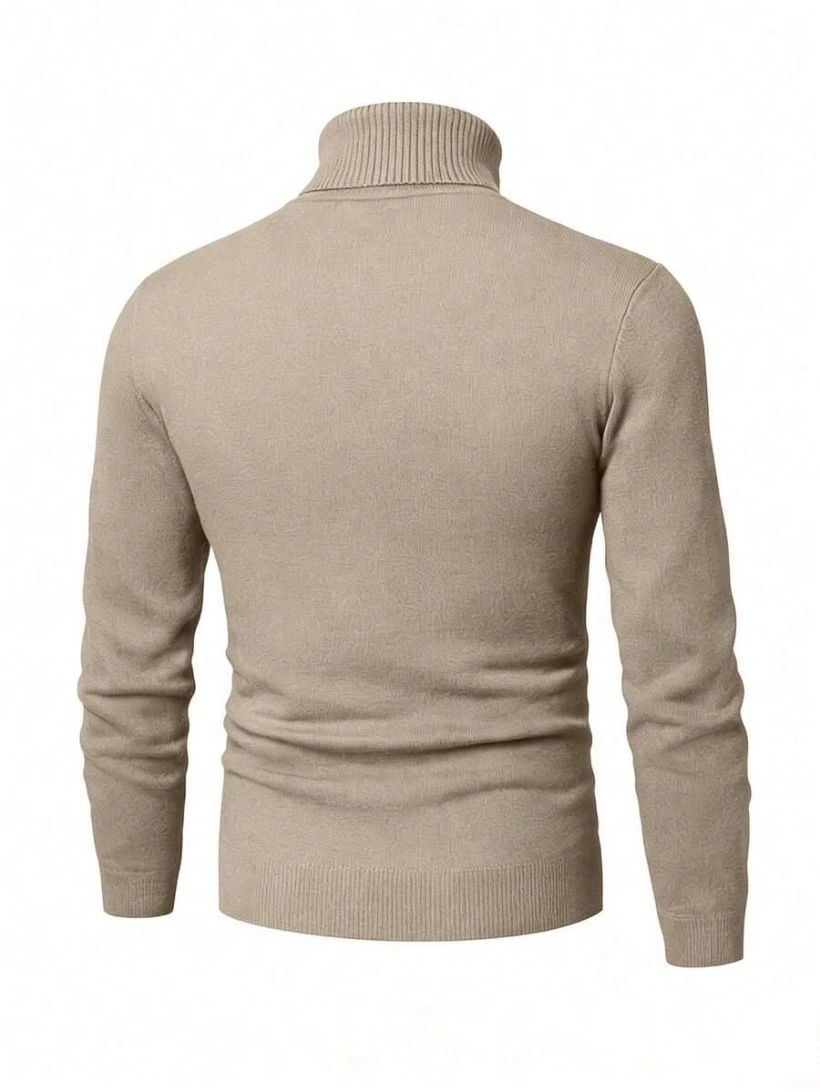 BEŻOWY SWETER GOLF