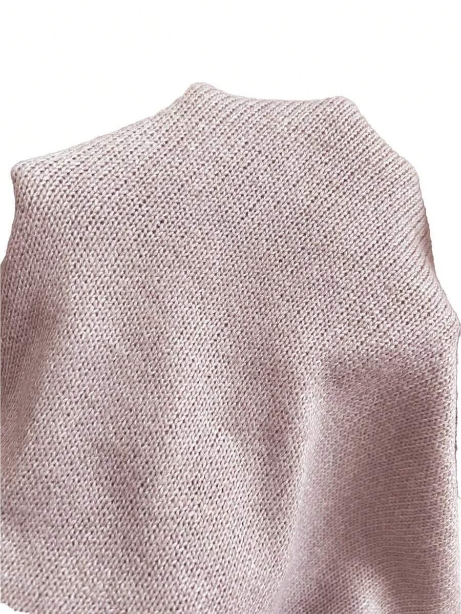 beżowy sweter golf