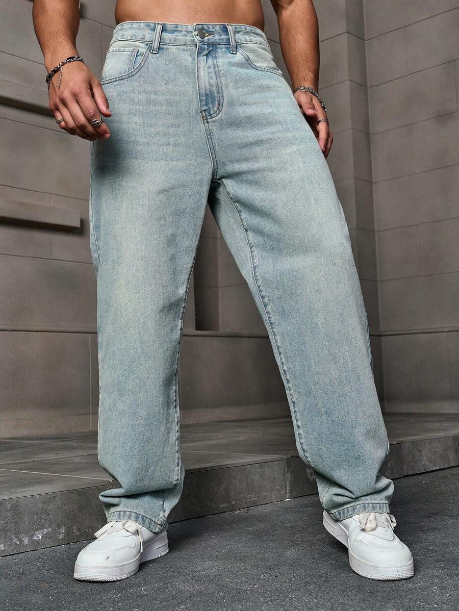 proste spodnie jeans