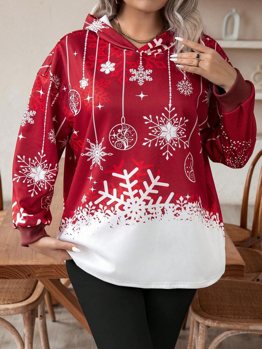 BLUZA DAMSKA Z MOTYWEM ŚWIĄTECZNYM