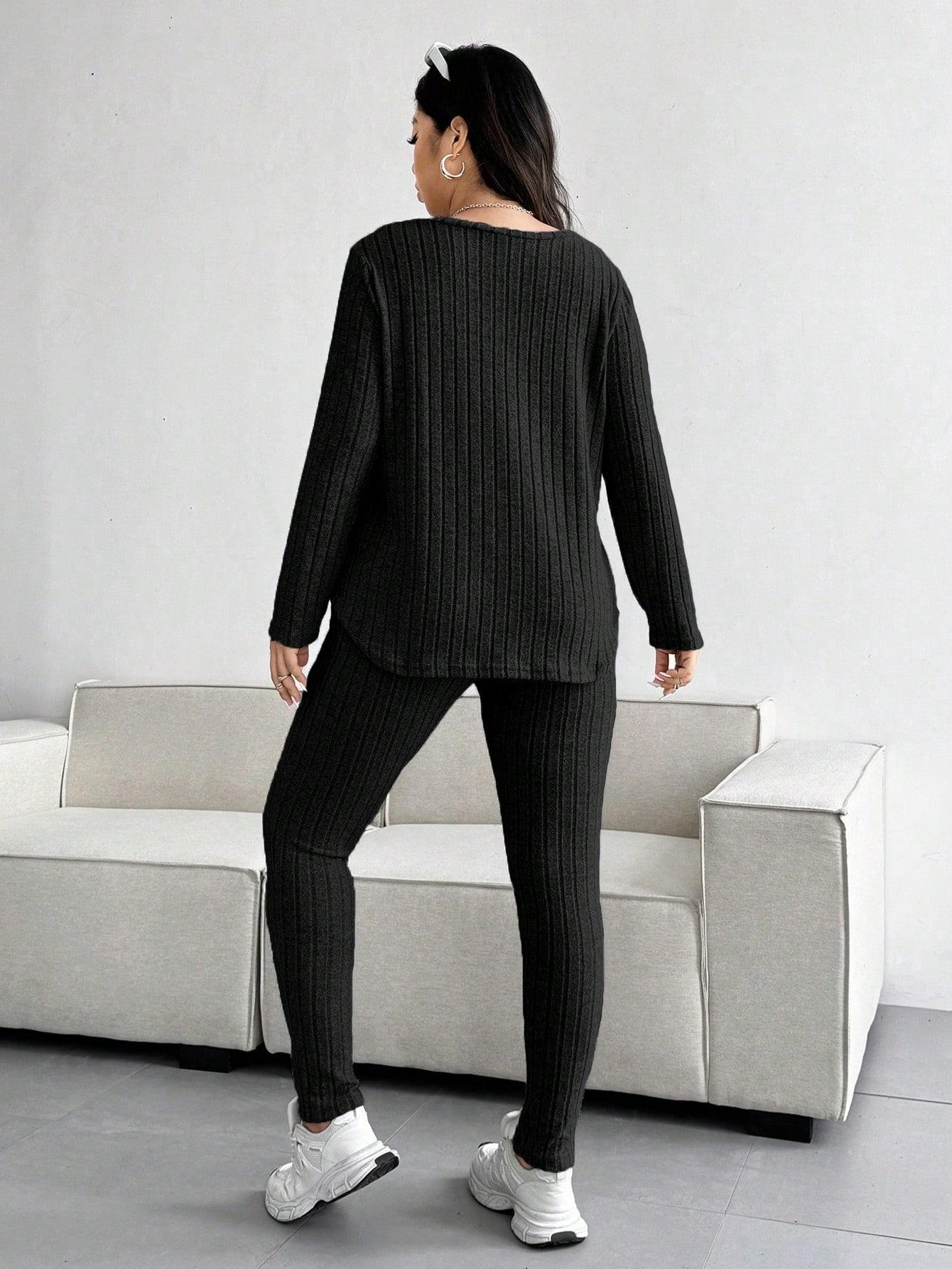 CZARNE SPODNIE CASUAL