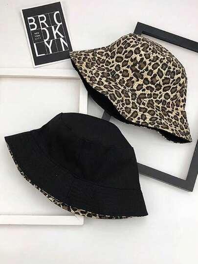 kapelusz bucket animal print