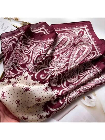 chusta na głowę wzór