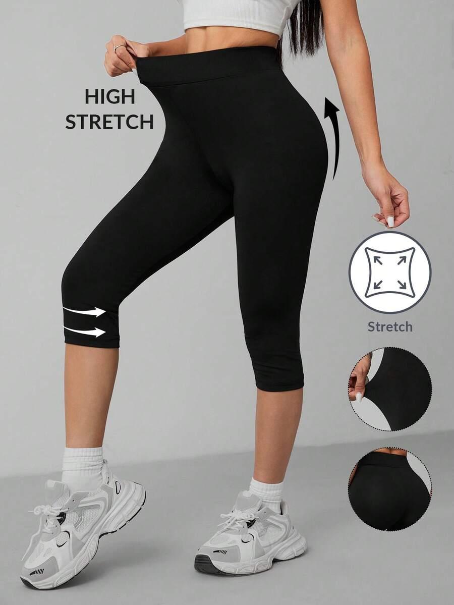 czarne legginsy wysoki stan