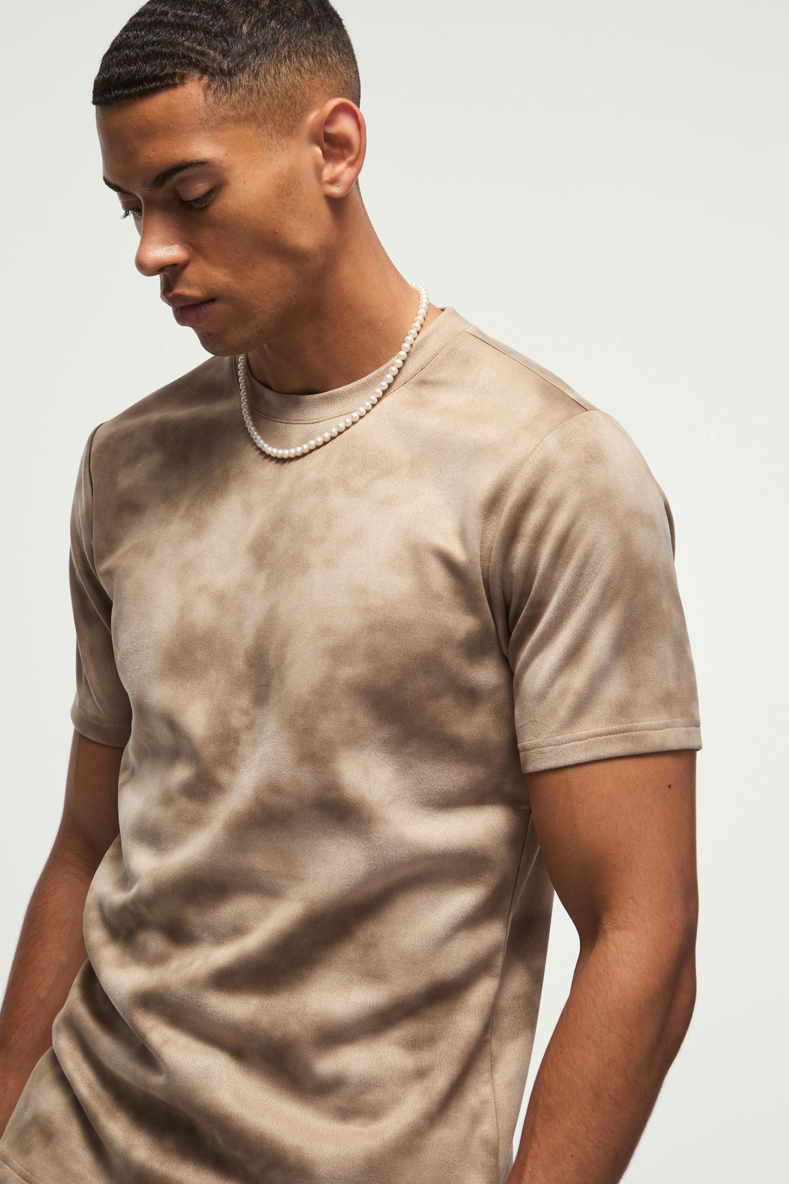 brązowy t-shirt casual