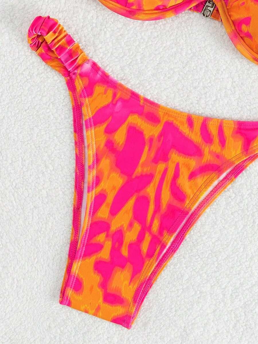 STRÓJ KĄPIELOWY BIKINI KOMPLET PRINT