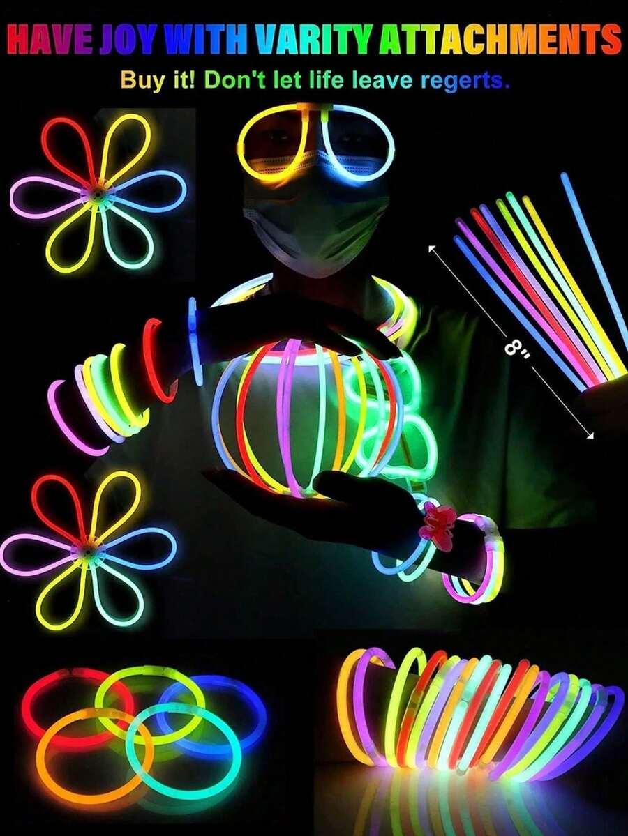 bransoletki pałeczki fluorescencyjne 10-pack