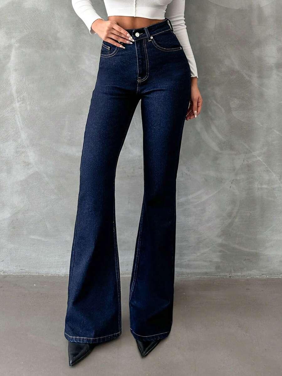SPODNIE JEANS WYSOKI STAN