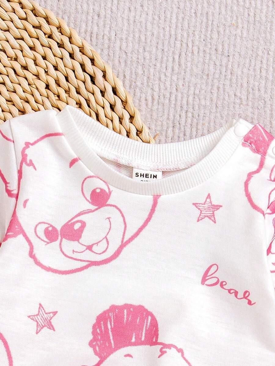 BLUZA SPODNIE KOMPLET PRINT