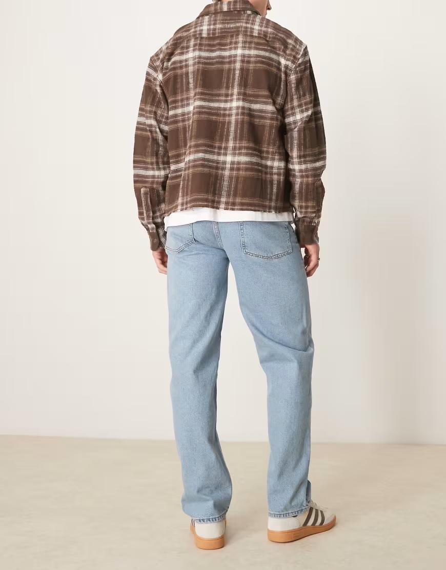 NIEBIESKIE SPODNIE JEANS PROSTE NOGAWKI