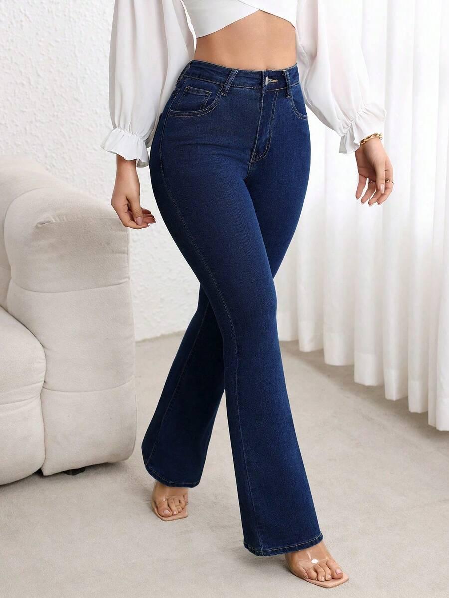SPODNIE JEANS DZWONY
