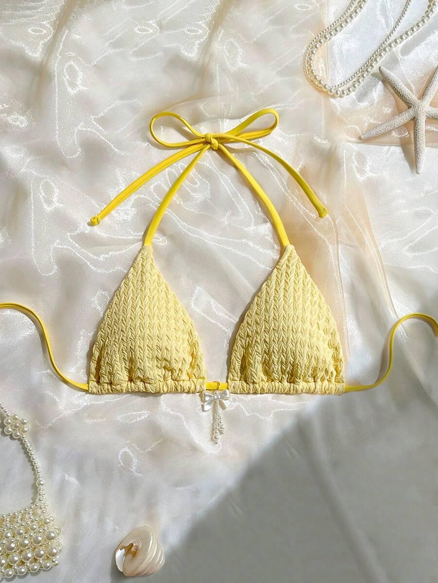 GÓRA BIKINI ŻÓŁTA