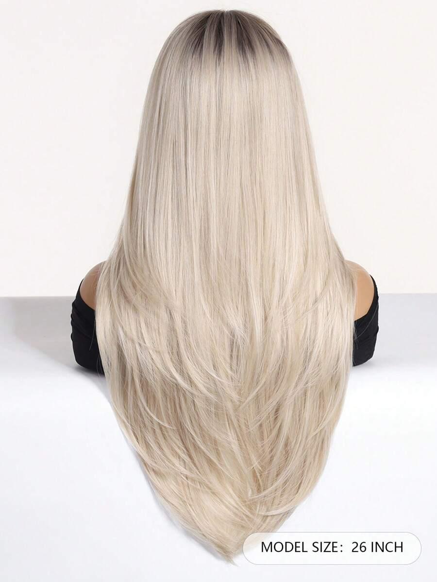 PERUKA WŁOSY SYNTETYCZNE BLOND 