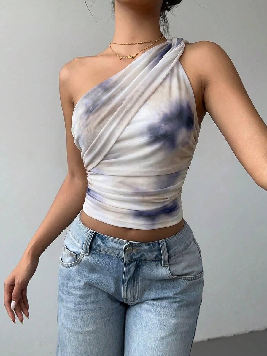 asymetryczny top casual