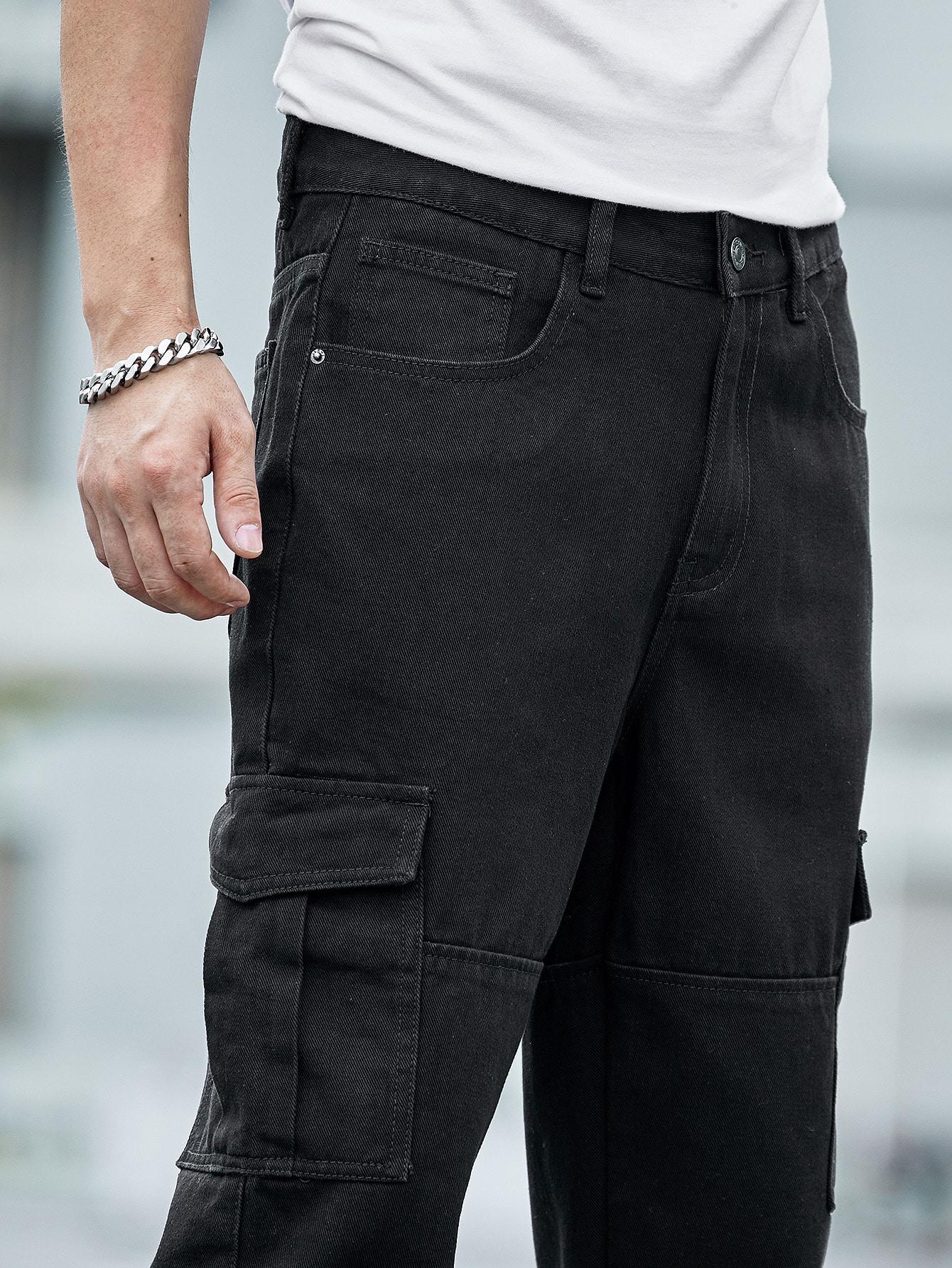 PROSTE SPODNIE JEANS KIESZENIE