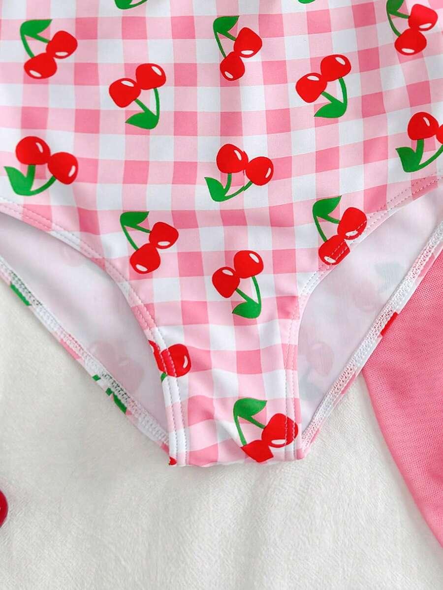 jednoczęściowy STRÓJ kąpielowy spódnica komplet