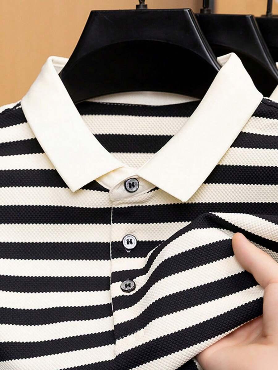 KOSZULKA POLO WZÓR PASKI