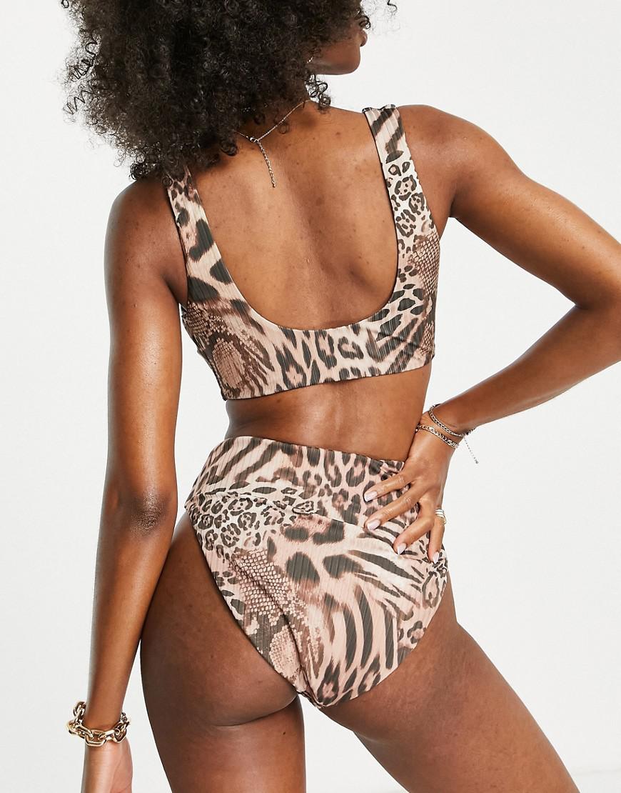 GÓRA OD BIKINI ANIMAL PRINT