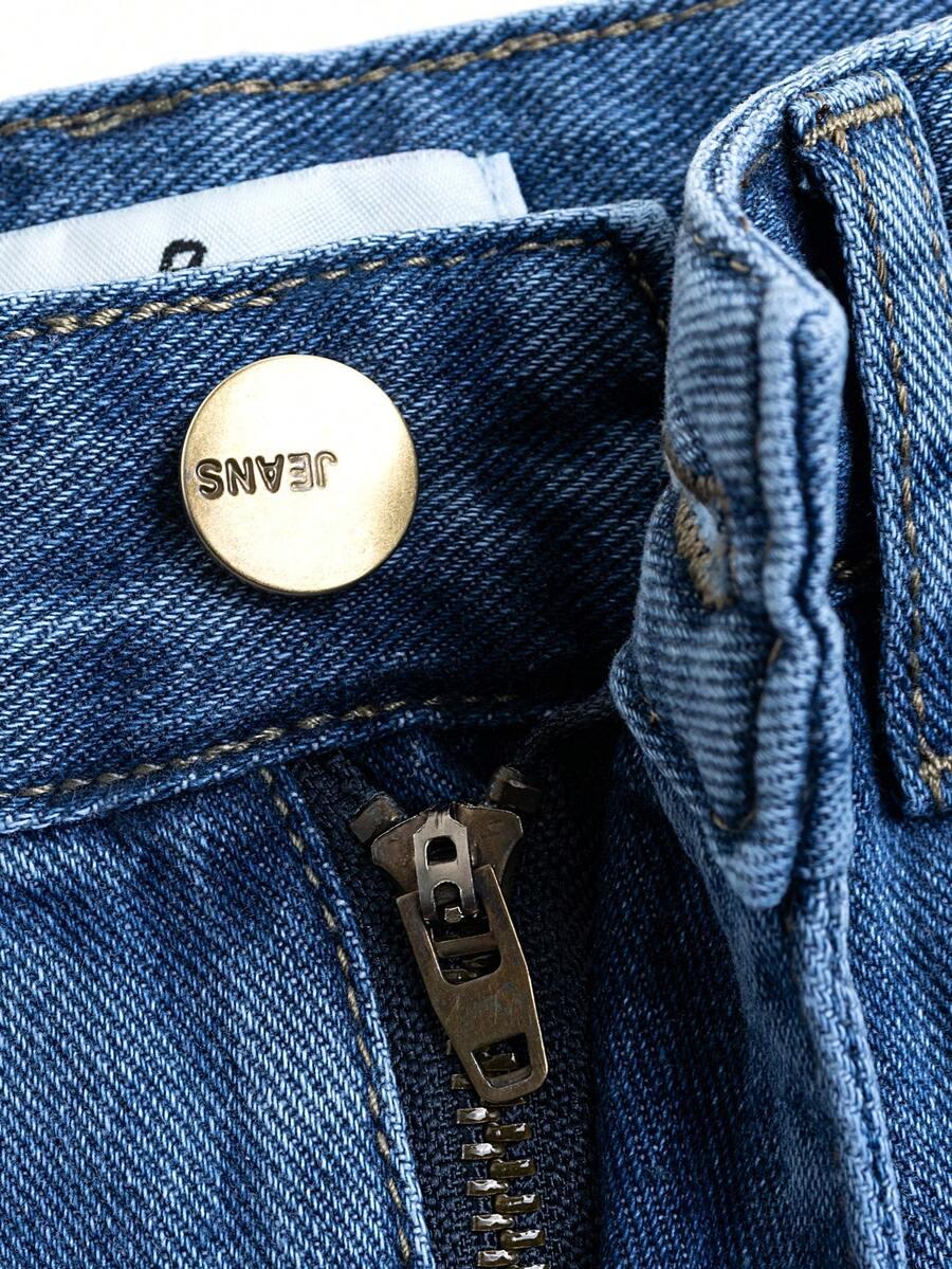 NIEBIESKIE SPODNIE JEANS