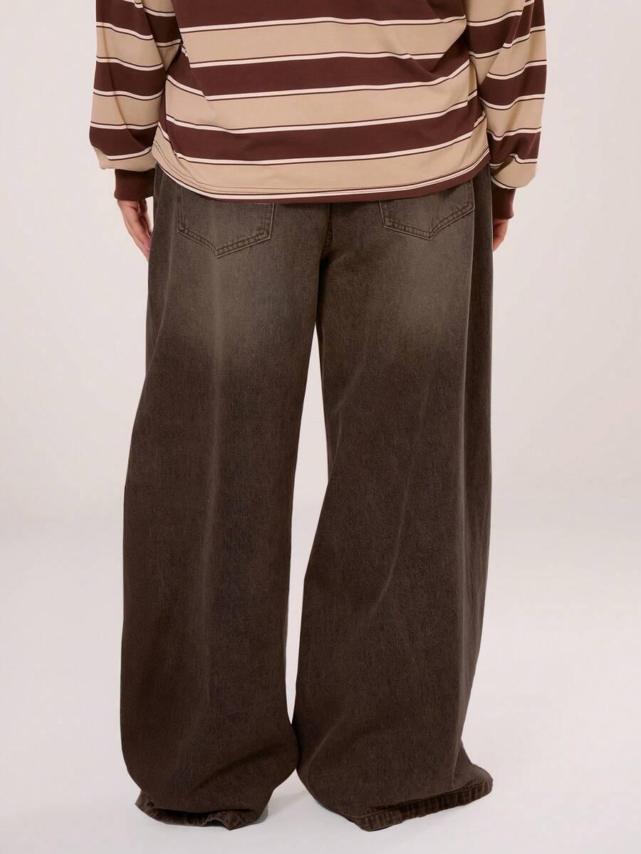SPODNIE JEANS SZEROKIE NOGAWKI