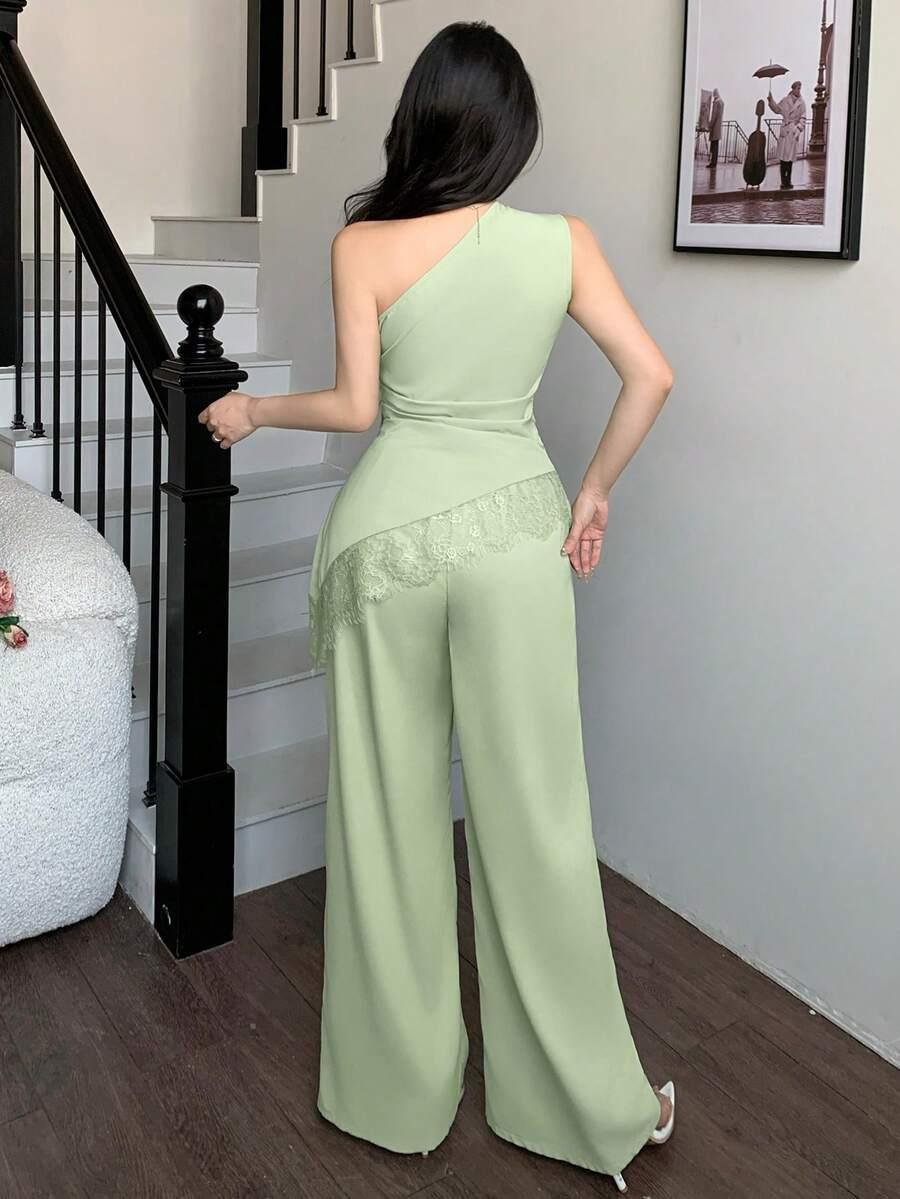 zielone spodnie casual
