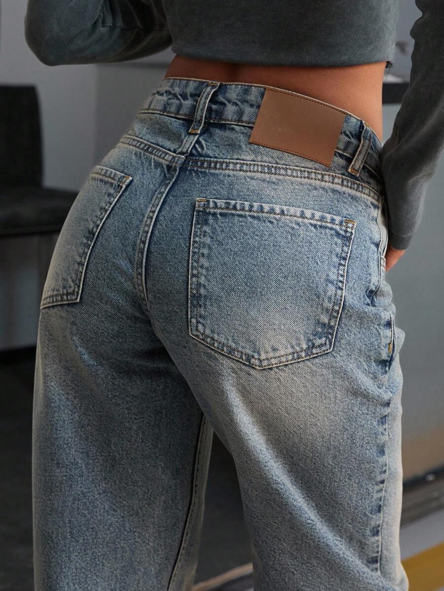 NIEBIESKIE SPODNIE JEANS