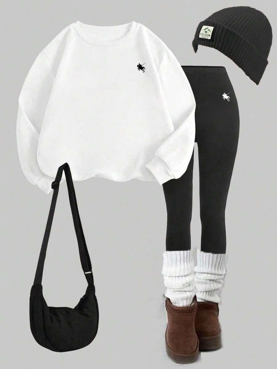 komplet bluza legginsy