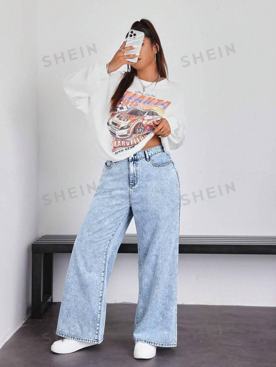 NIEBIESKIE SPODNIE JEANS