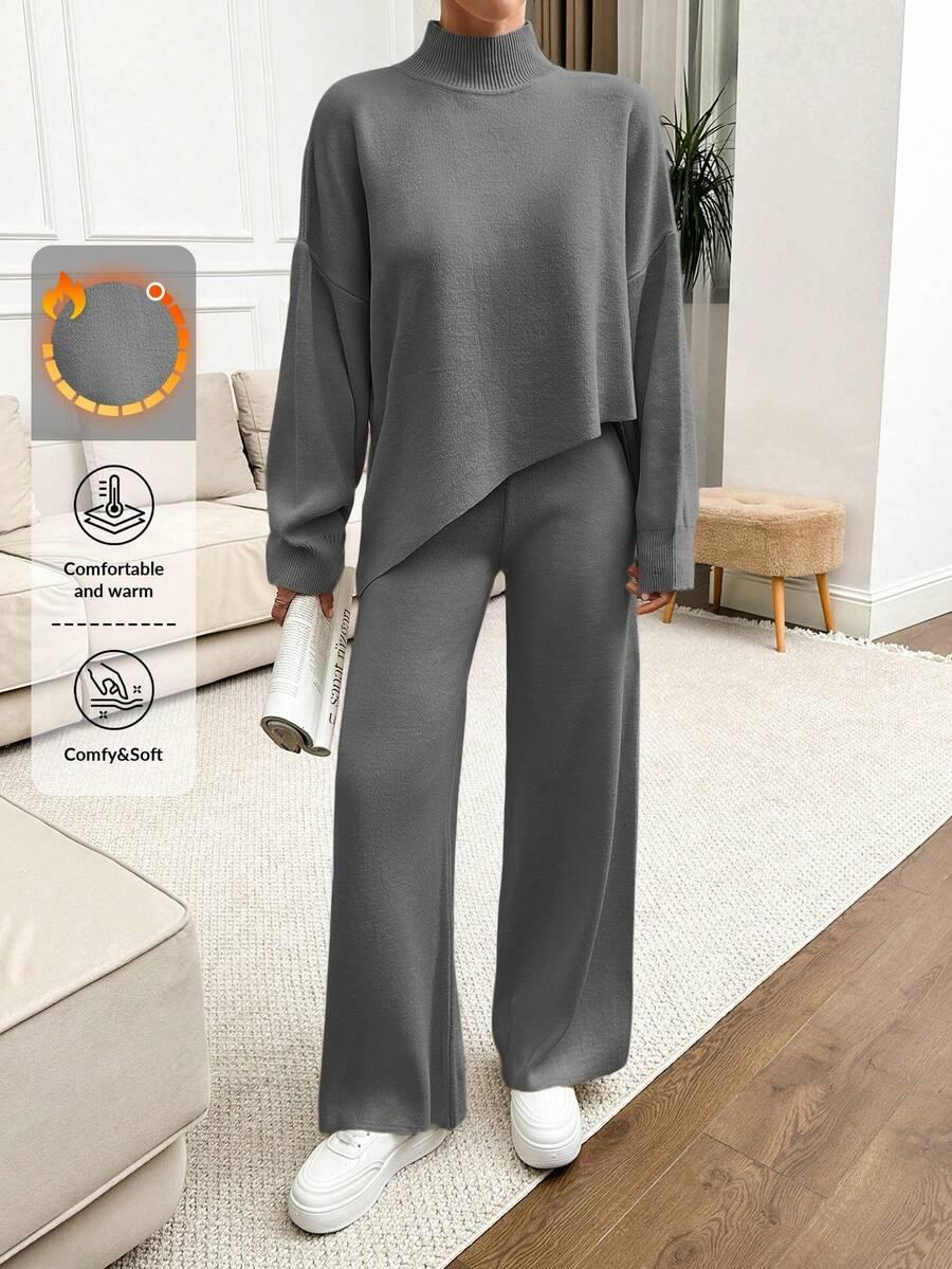 KOMPLET SWETER SPODNIE