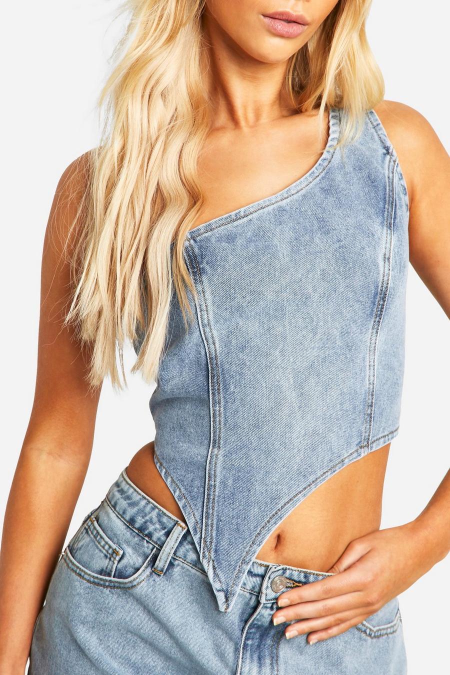 TOP JEANSOWY DAMSKI