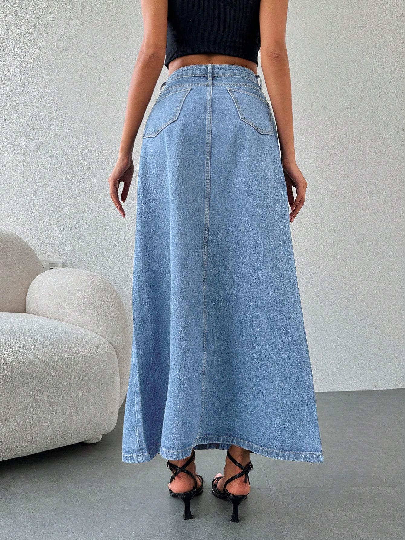 MAXI SPÓDNICA JEANS