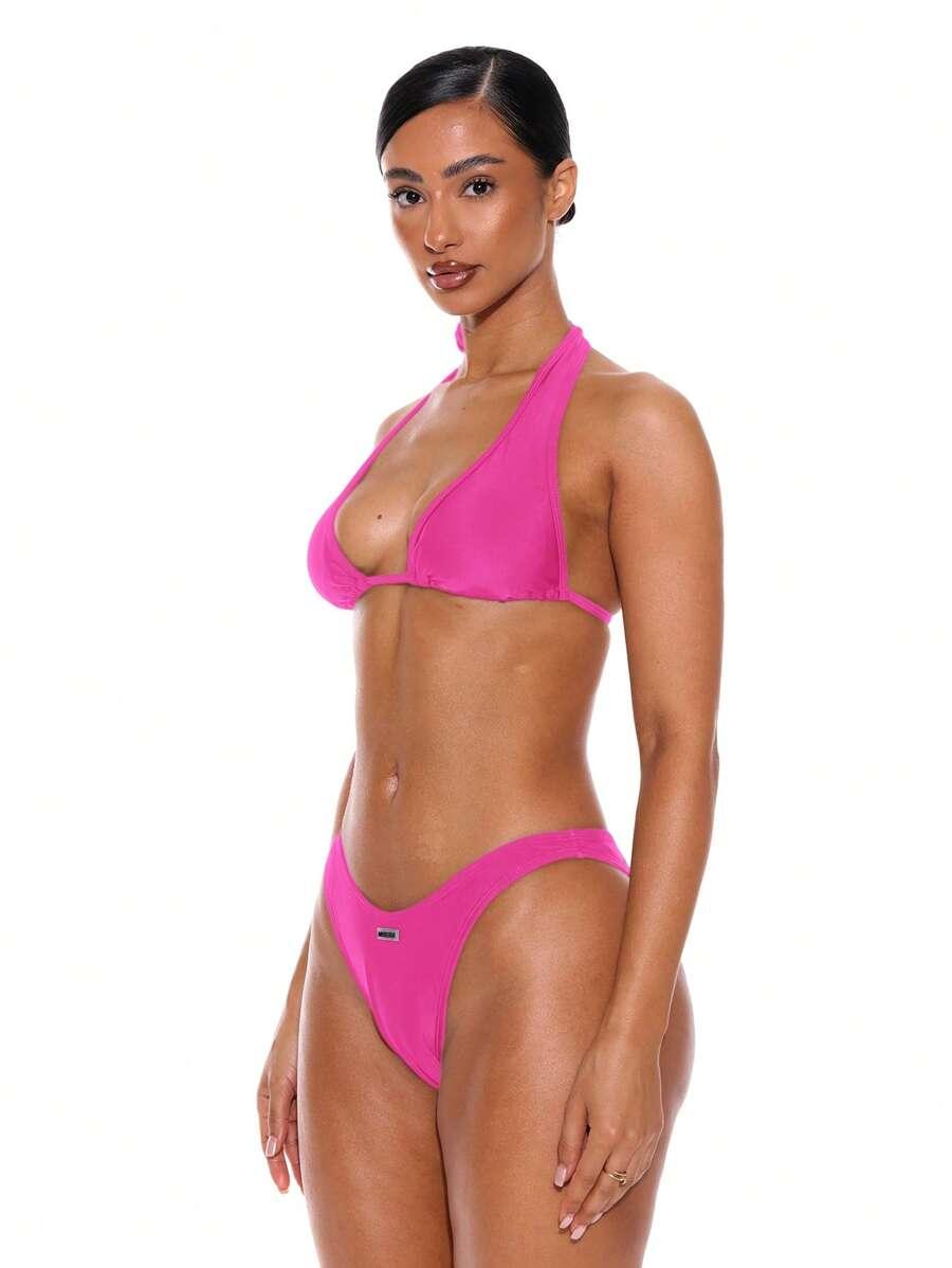 różowa góra od bikini