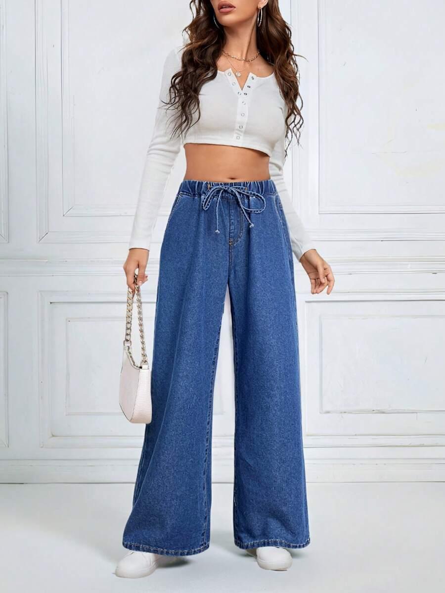 NIEBIESKIE SPODNIE JEANS