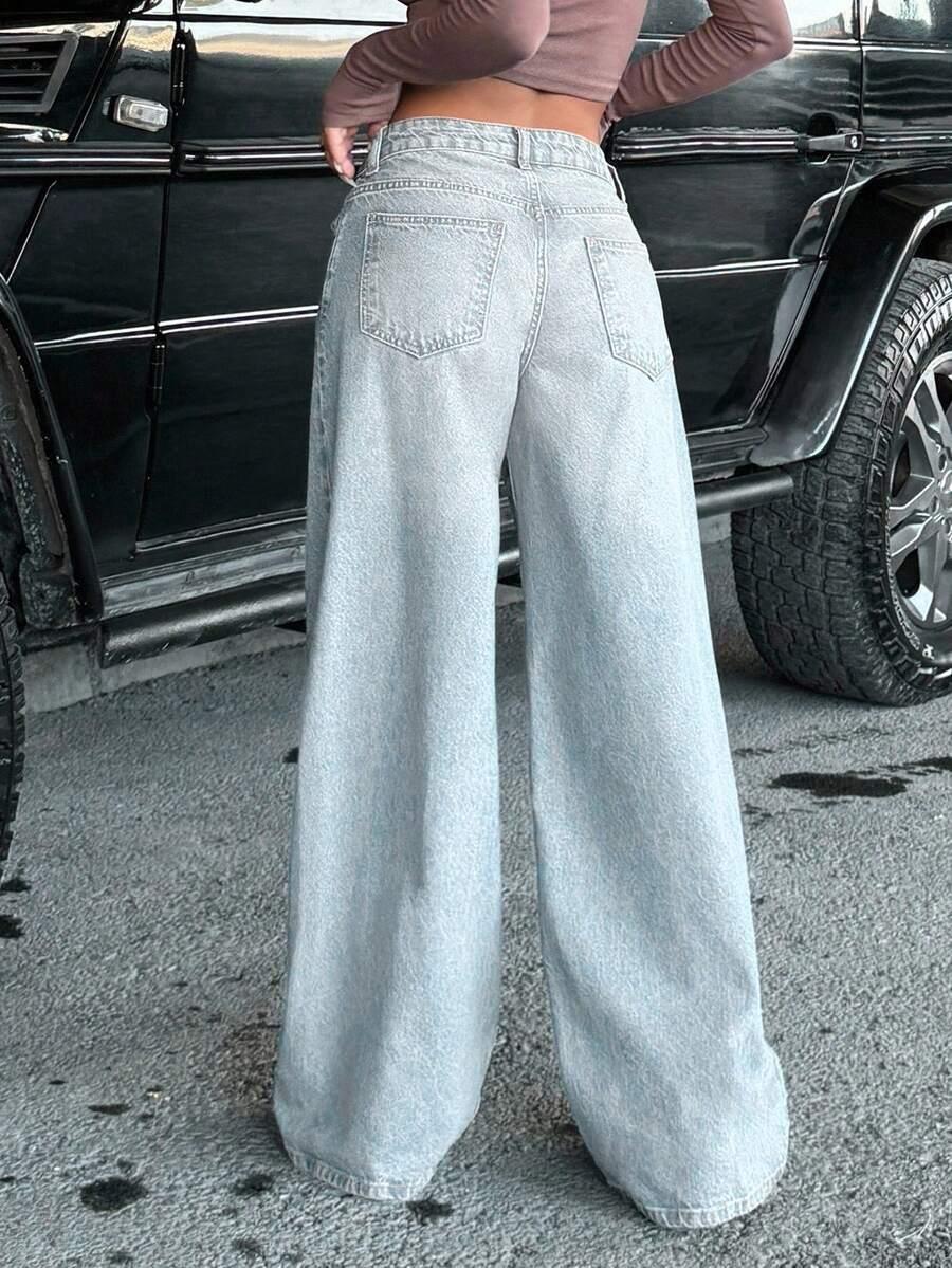 NIEBIESKIE SPODNIE JEANS 
