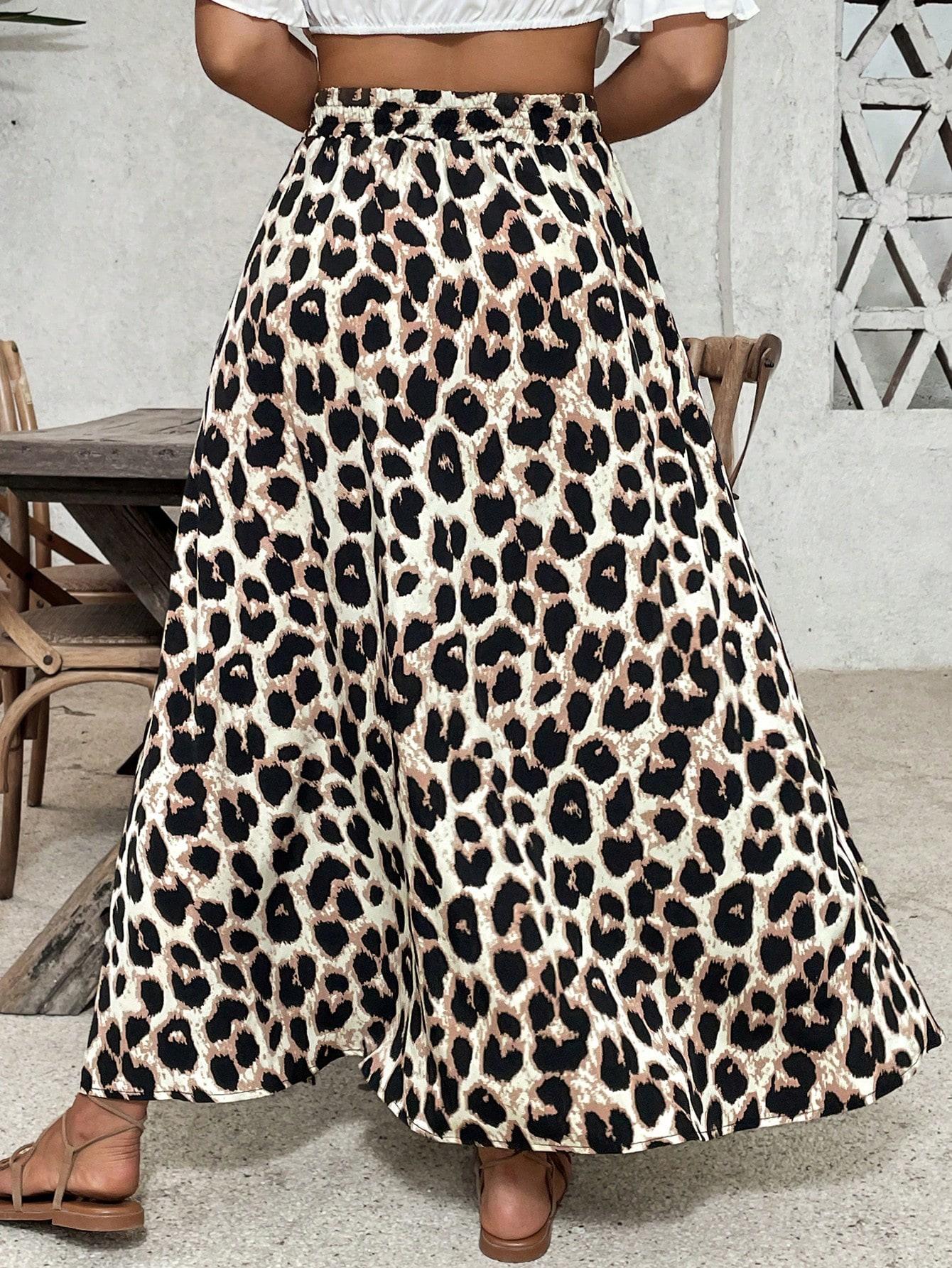 MAXI SPÓDNICA ANIMAL PRINT