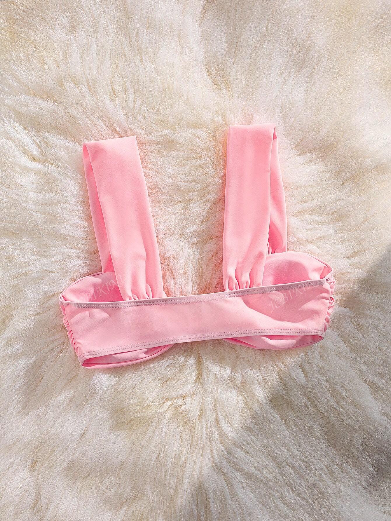 różowa góra od bikini 