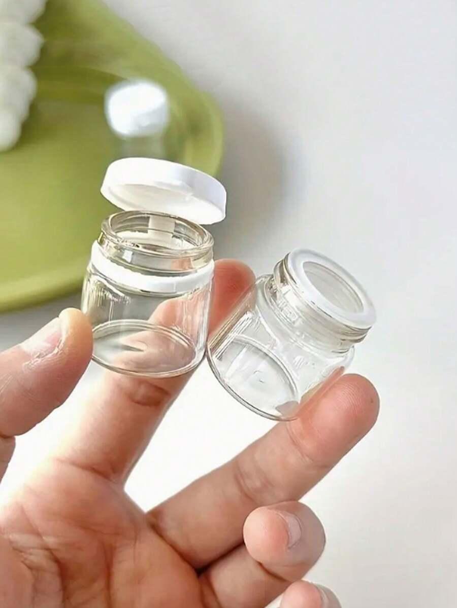 szklany pojemnik na krem 3-pack
